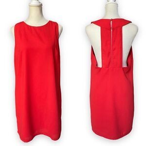 MIAMI Red Racerback Shift Mini Dress